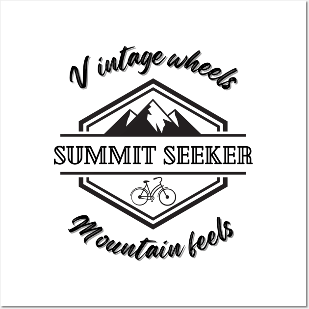 Summit Seeker. Cycling Wall Art by Chrislkf